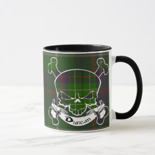 Taza del cráneo del tartán de Duncan