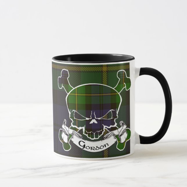 Taza del cráneo del tartán de Gordon (Derecha)