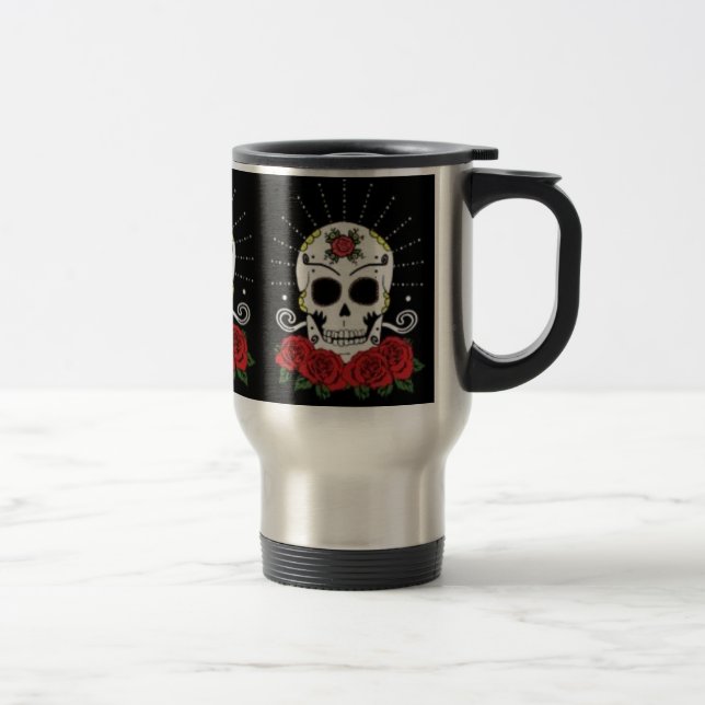 Taza del cráneo y del viaje de los rosas (Derecha)