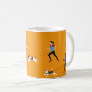 Taza del cuarteto de Canicross