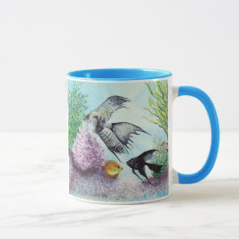 Taza del cuenco de los pescados