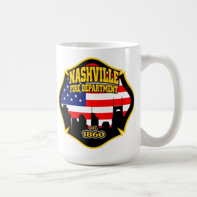 Taza del cuerpo de bomberos de Nashville Tennessee (Derecha)