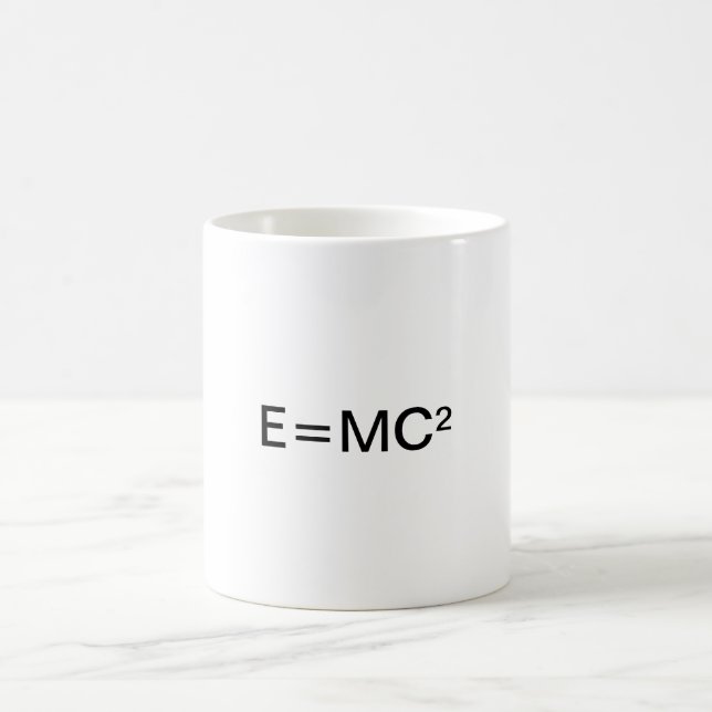 Taza del ² de E=MC (Centro)