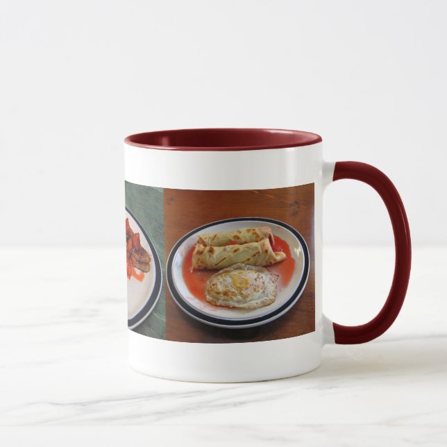 Taza del ~ de la tostada francesa y de los (Derecha)