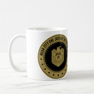 Taza del departamento de justicia de la megápolis