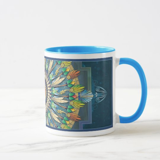 Taza del deseo de la noche de la mandala