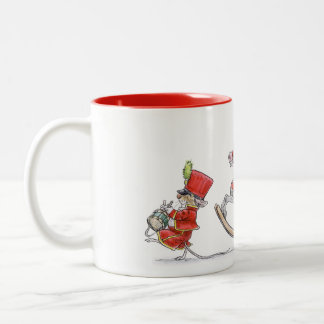 Taza del desfile del navidad
