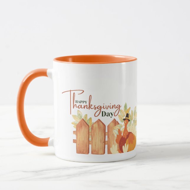 taza del día de acción de gracias (Izquierda)