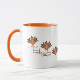 taza del día de acción de gracias