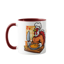 Taza del Día de Acción de Gracias de Nana pavo pas