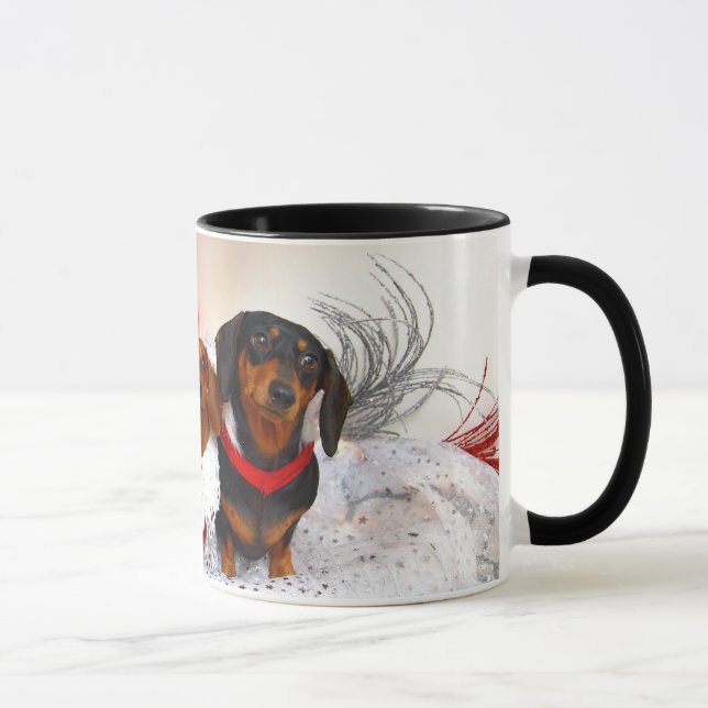 Taza del día de fiesta del perro de Weiner (Derecha)