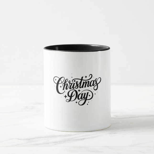 Taza del Día de la Fiesta de Navidad (Centro)
