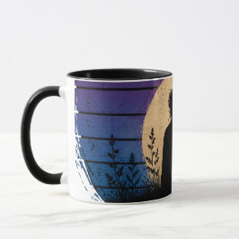 Taza del Día de la Madre Puesta de Sol Púrpura Ret
