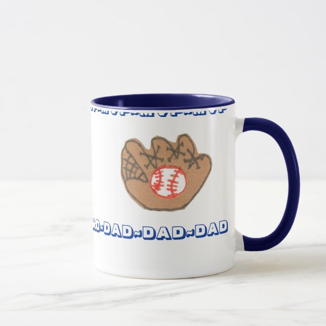 Taza del día de padre personalizado PAPÁ del MVP (Derecha)