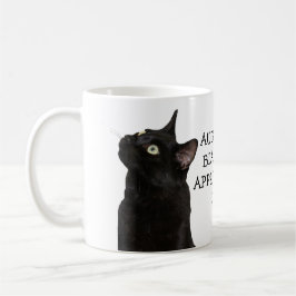 Taza del día del aprecio del gato negro