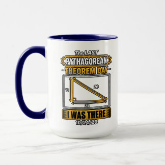Taza del Día del Teorema de Pitágoras