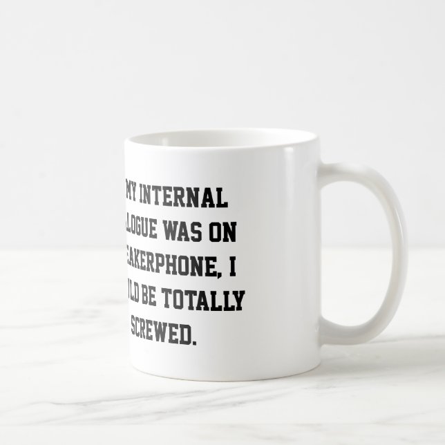 Taza del "diálogo interno" (Derecha)