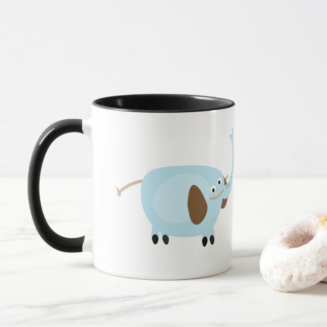 taza del dibujo animado (Con donut)