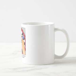 Taza del dibujo animado de la acupuntura