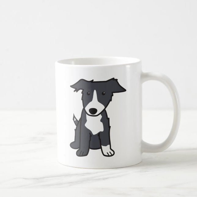 Taza del dibujo animado de la raza del perro del (Derecha)