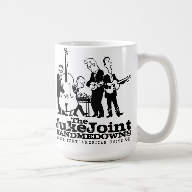 Taza del dibujo animado de los Handmedowns de (Derecha)