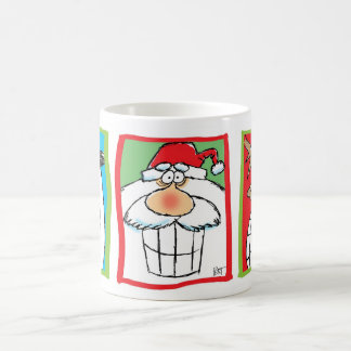 Taza del dibujo animado del navidad de Santa, del