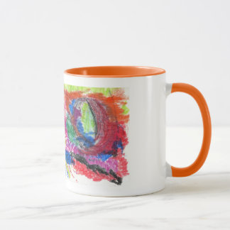taza del dibujo del lirio