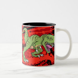 Taza del dinosaurio de Rex del Tyrannosaurus