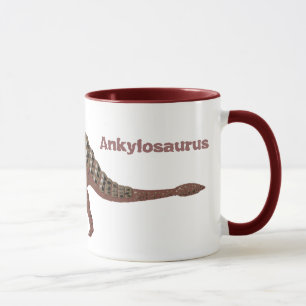 Taza del dinosaurio del Ankylosaurus
