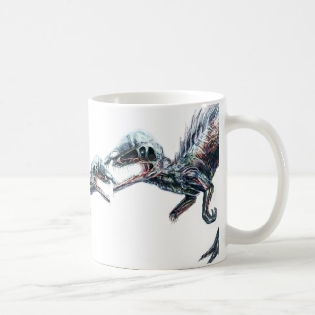 Taza del dinosaurio del zombi (Derecha)