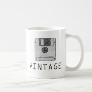 Taza del disco blando del vintage