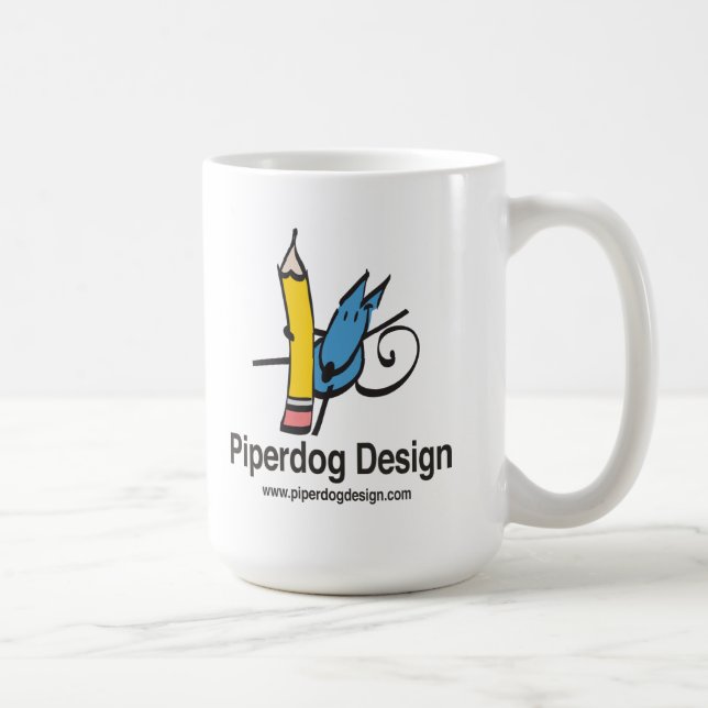 Taza del diseño de Piperdog (Derecha)