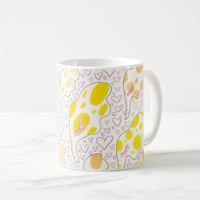 Taza del Doodle del elefante (Anverso derecho)