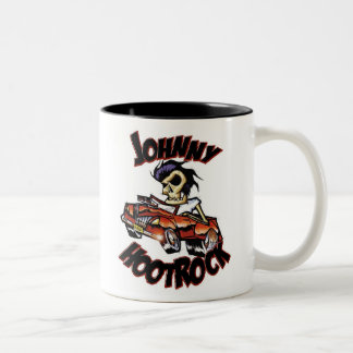 Taza del dos-tono de JOHNNY HOOTROCK