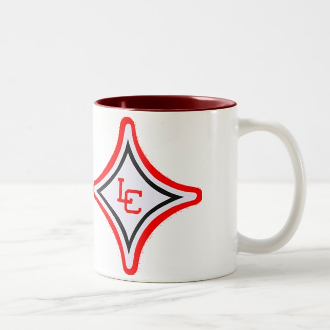 Taza del Dos-Tono de la estrella del LC (Derecha)
