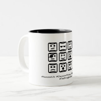 Taza del Dos-Tono de las opciones del carácter, 11