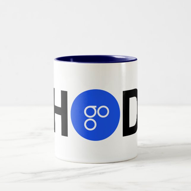 Taza del Dos-Tono de OmiseGO del #HODL (Centro)