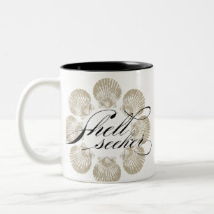 Taza del dos-tono del buscador de Shell - 15 onzas