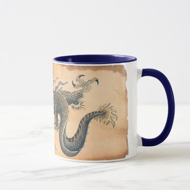 Taza del dragón del arte del tatuaje (Derecha)