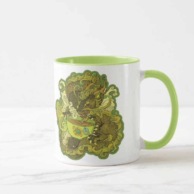 Taza del dragón del té (Derecha)