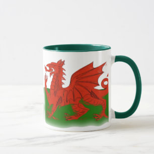 Taza del dragón Galés