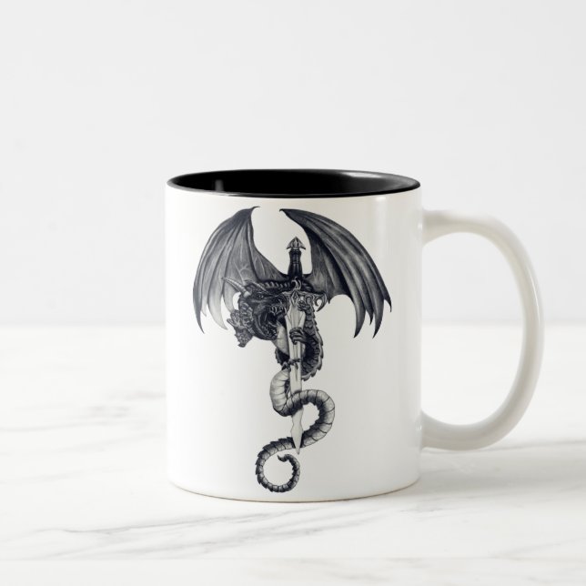 Taza del dragón y de la espada (Derecha)