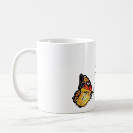 Taza del drawingWhite de la acuarela de la