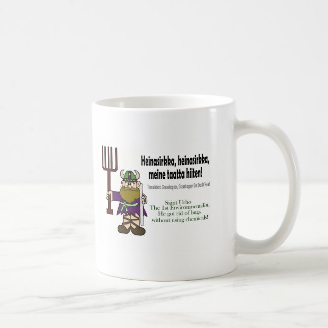 Taza del ecologista del St. Urho (Derecha)