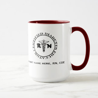 Taza del educador de la diabetes