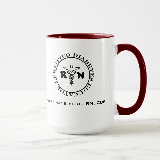 Taza del educador de la diabetes (Derecha)