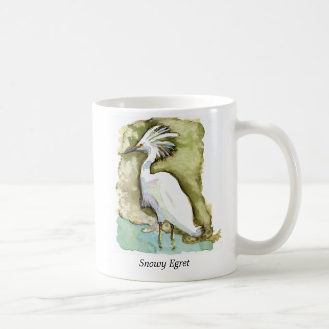 Taza del Egret nevado (Derecha)
