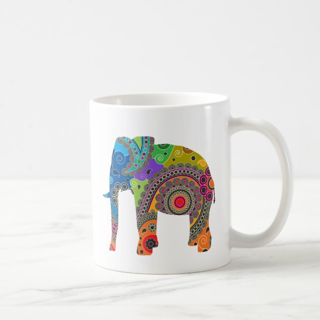 Taza del elefante de Paisley (Derecha)
