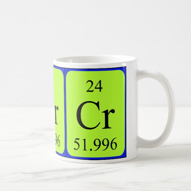 Taza del elemento 24 - cromo (Derecha)