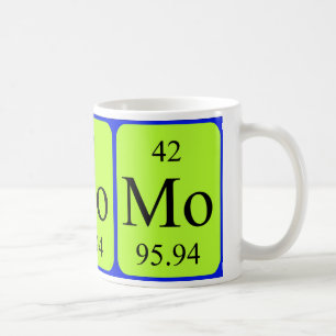 Taza del elemento 42 - molibdeno